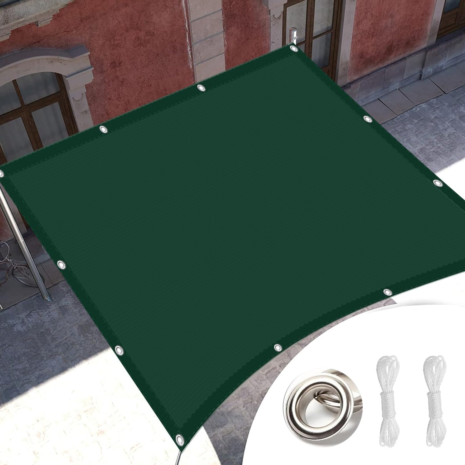 Voile d'ombrage facile à plier pour un ombrage rapide de balcon
