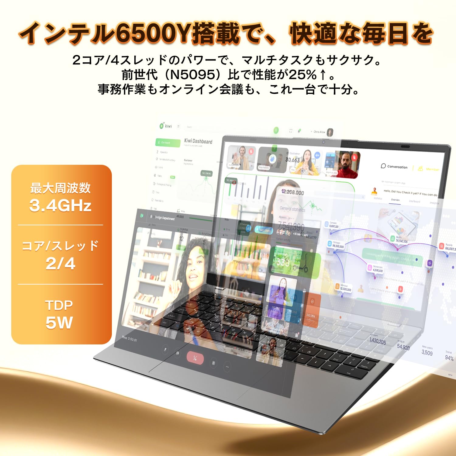 Amazon.co.jp: SOOYA ノートパソコン15.6型 最新2026モデル 第11世代