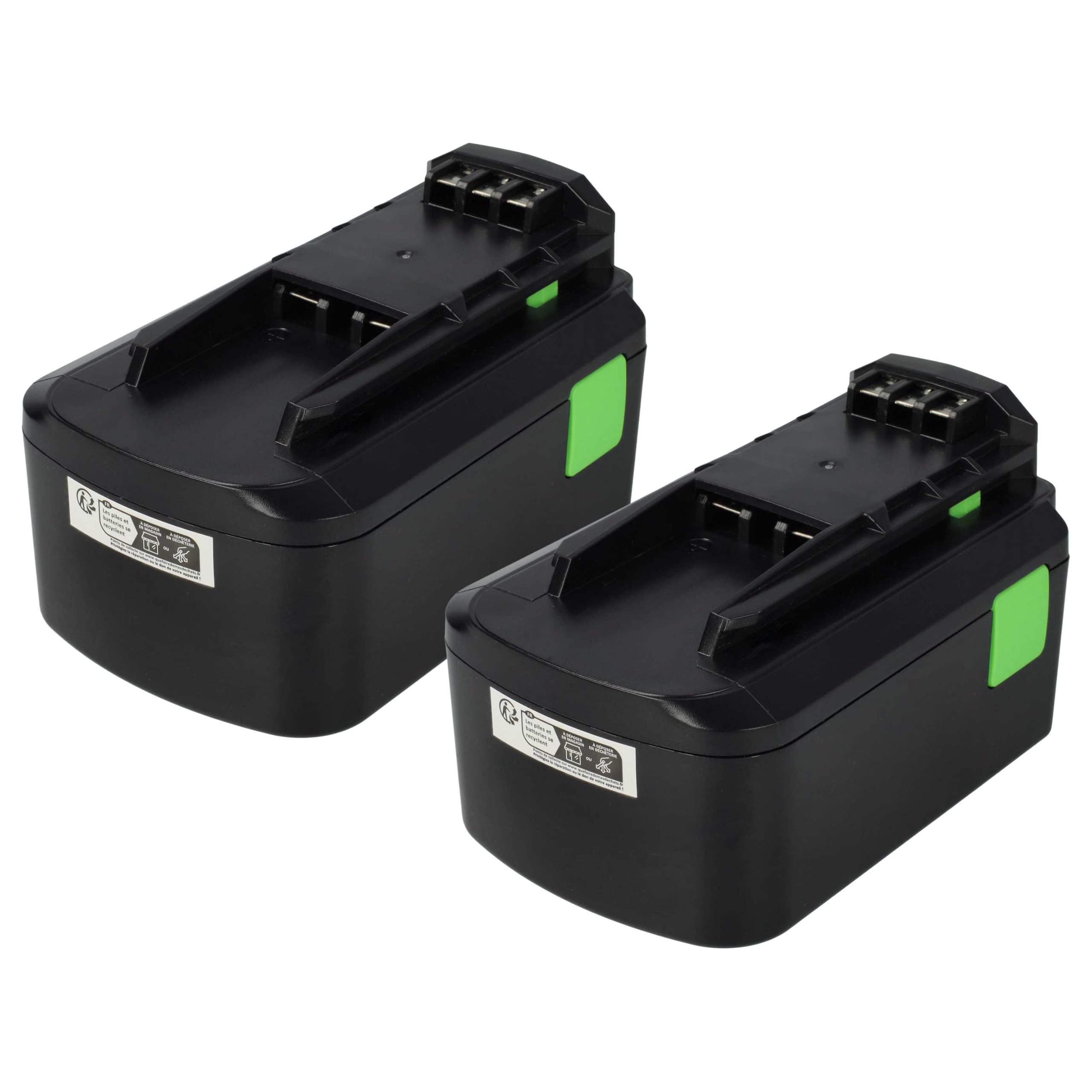 vhbw 2x batteria compatibile con Festo Festool DWC 18-4500 Li-Basic