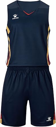 KELME Pro Basketball Jersey and Shorts for Mens and Womens - Unisex Basketball Shirt and Shorts - Team Scrimmage Uniform