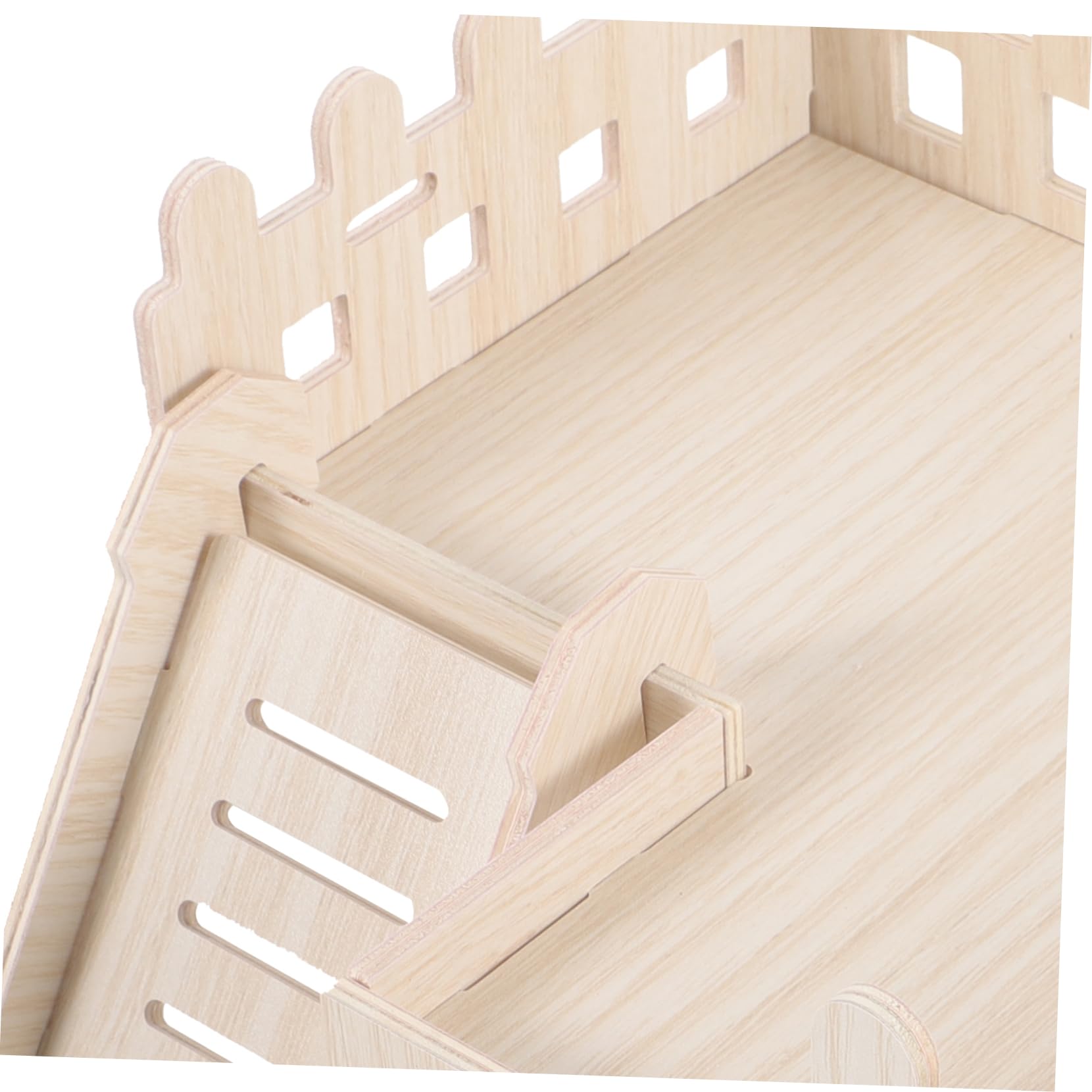 HANABASS 1satz Hamster Holz Plattform Mit Kletterleiter Robustes Käfigzubehör Für Kleine Tiere Für Hamster Meerschweinchen Und Andere Kleintiere Aus Natürlichem Holz Gefertigt