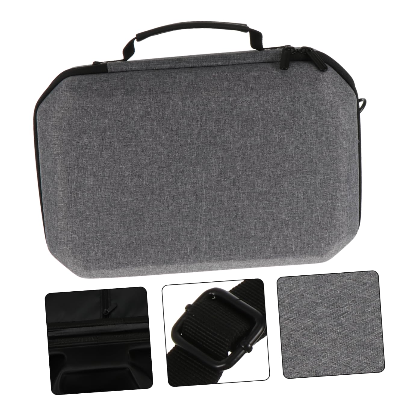 Gadpiparty Estuche Resistente para Guardar Gafas De Realidad Virtual con 2 Compartimentos Personalizados Y Asa Cómoda