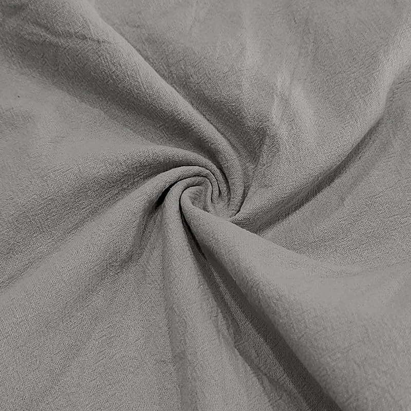 Men's Linen Shirt - Short Sleeve Button Down Collar Solid Casual Shirts with Pocket for Vacation Business - Image 5