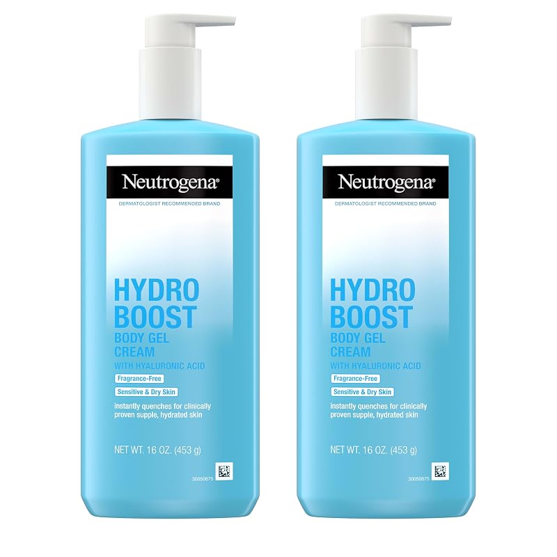 Creme corporal em gel Hydro Boost Neutrogena sem fragrância, Pacote com 2 de 473 mL