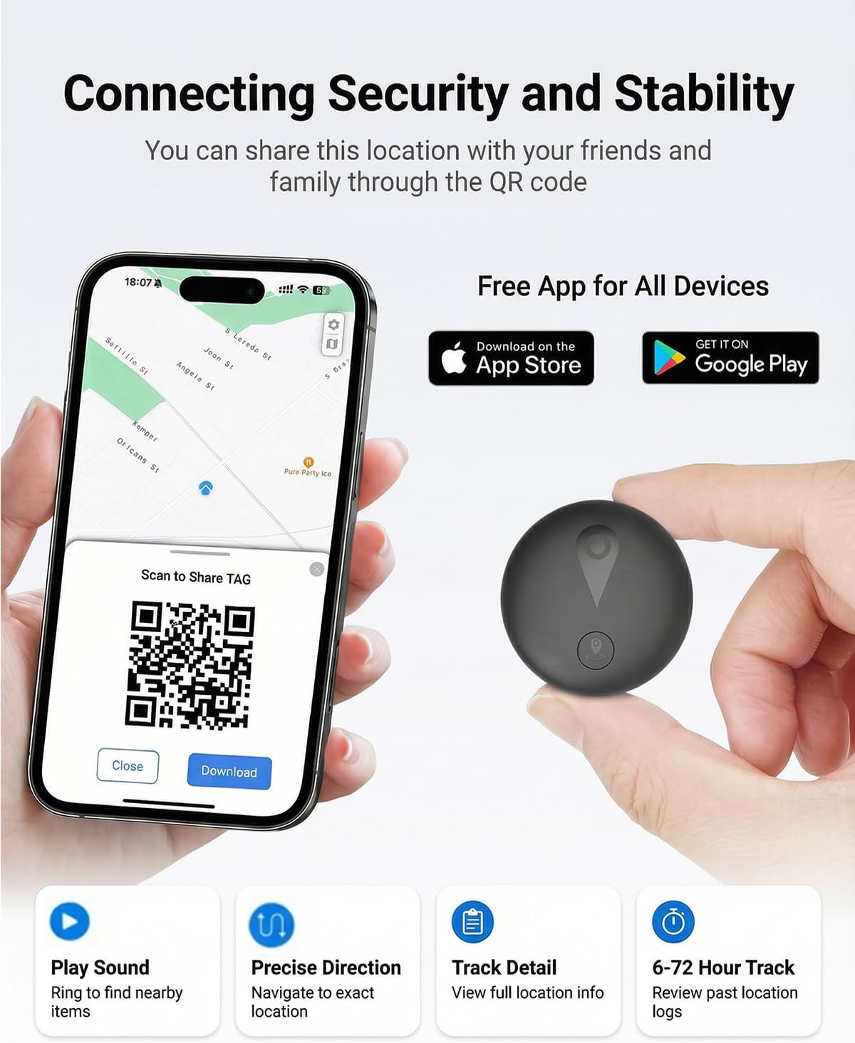 GPS Tracker for Vehicles, Real-Time Undetectable GPS Tracker for Car - No Monthly Fee & SIM Card for Hidden Magnetic GPS Locator for Android and iPhone, Ultra-Slim, IP68 Waterproof, Safe & Durable 4 712eaD6d4yL. AC SL1500