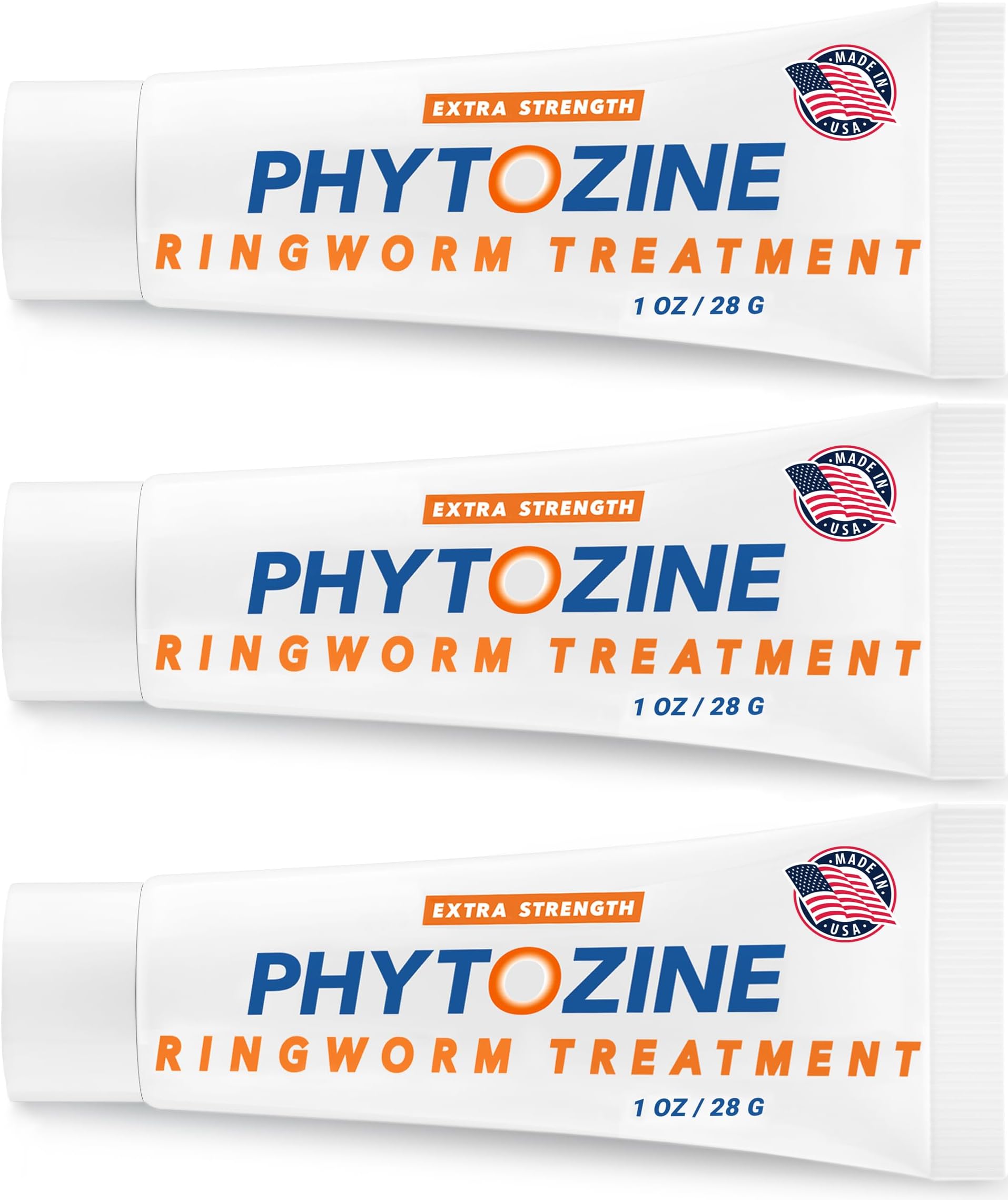 Anti Fungal Cream For Skin With 1% Tolnaftate - Ringworm Treatment For Humans - Effective Athletes Foot Treatment Cream - Nourished by 15+ Natural Oils & Botanicals - Made in USA-1 oz (3 Pc)