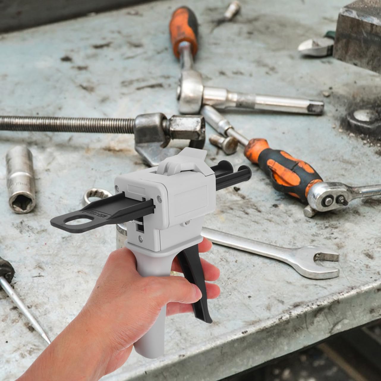 ULTECHNOVO Manual Epoxy Resin Glue Applicator Tool Precision Mixing Dispensing User Friendly Design for Epoxy Adhesive Compact Portable for Various Applications
