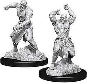 D&D Nolzurs Marvelous Unpainted Miniatures: Wave 6 - Nameless One, 2 Miniatures With 25mm Bases, Primed Ready To Paint - View #2
