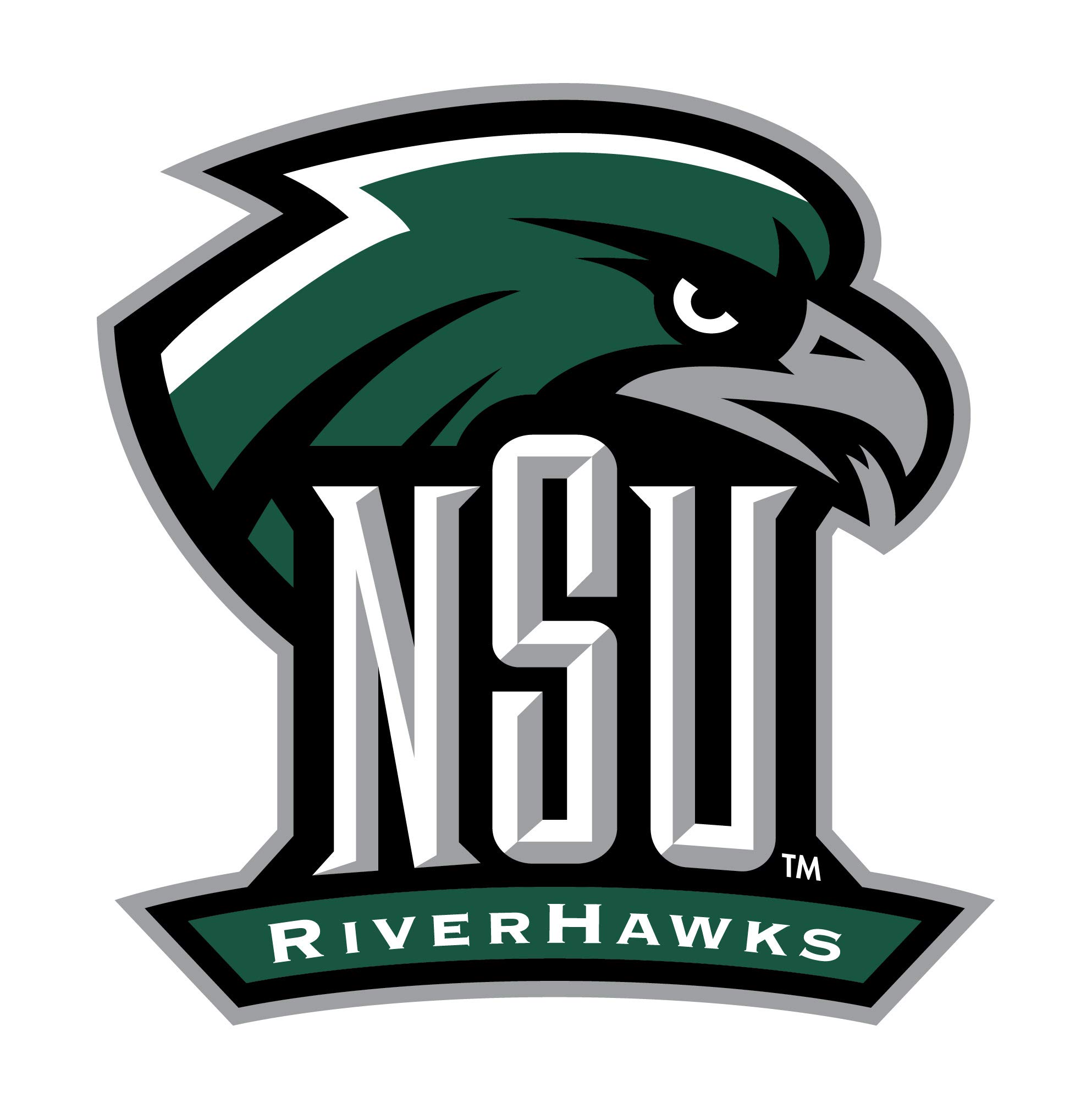 Northeastern State University Riverhawks 8 Inch Vinyl Mascot Magnet 4-Pack Officially Licensed Collegiate Product