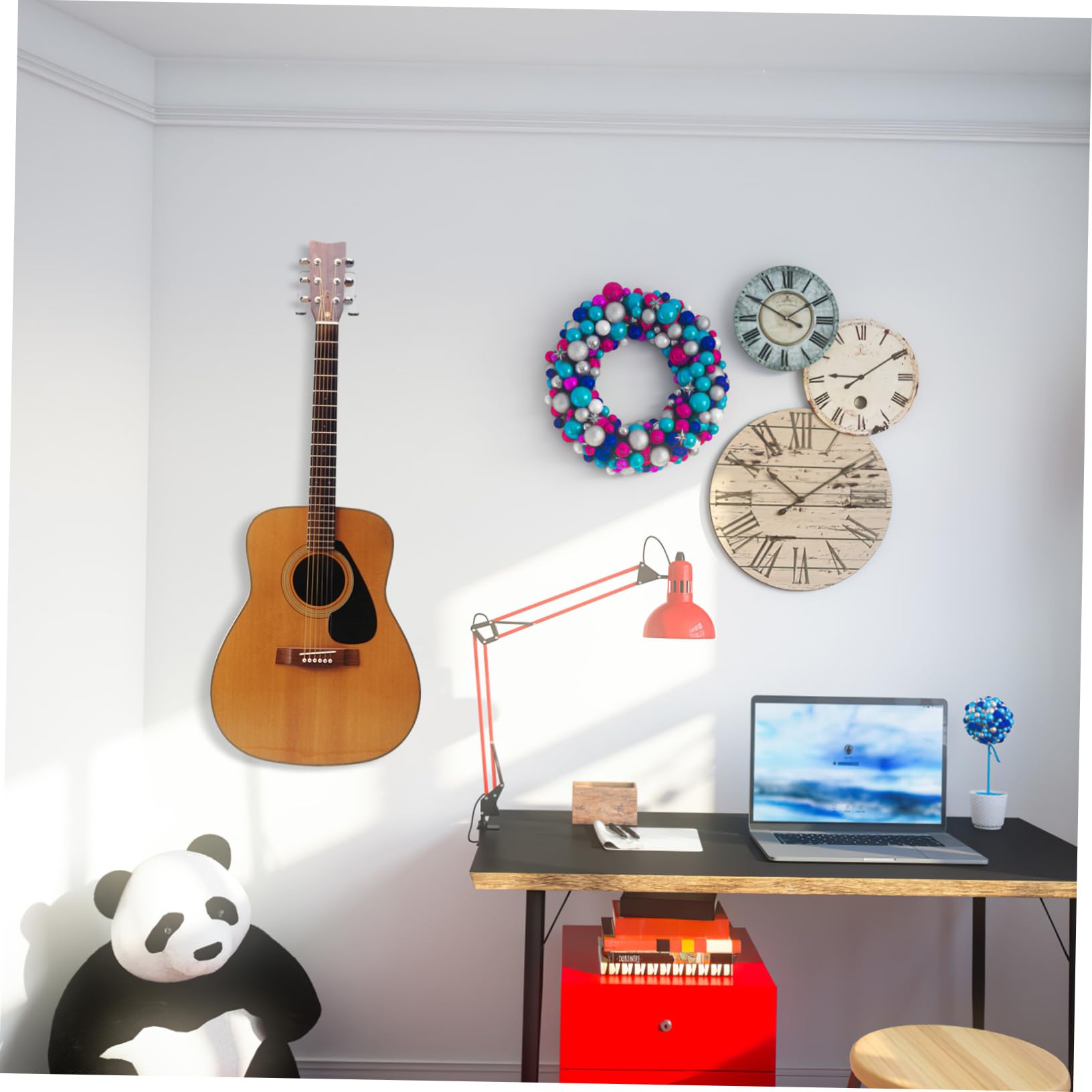 ifundom 9sets Gancio Per Chitarra Parete Acrilico Trasparente Supporto Pratico Per Chitarra Acustica Ed Elettrica Facile Installazione e Design Elegante Per Esposizione Artistica