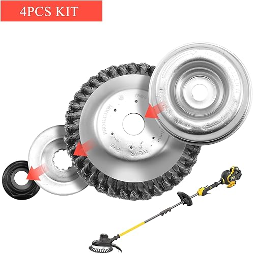 Miniatura 3 de Kit de mantenimiento de accesorios de adaptador de cuchilla, kit de arandela de repuesto para cortadores de cuerda Stihl y cortador de cepillo..