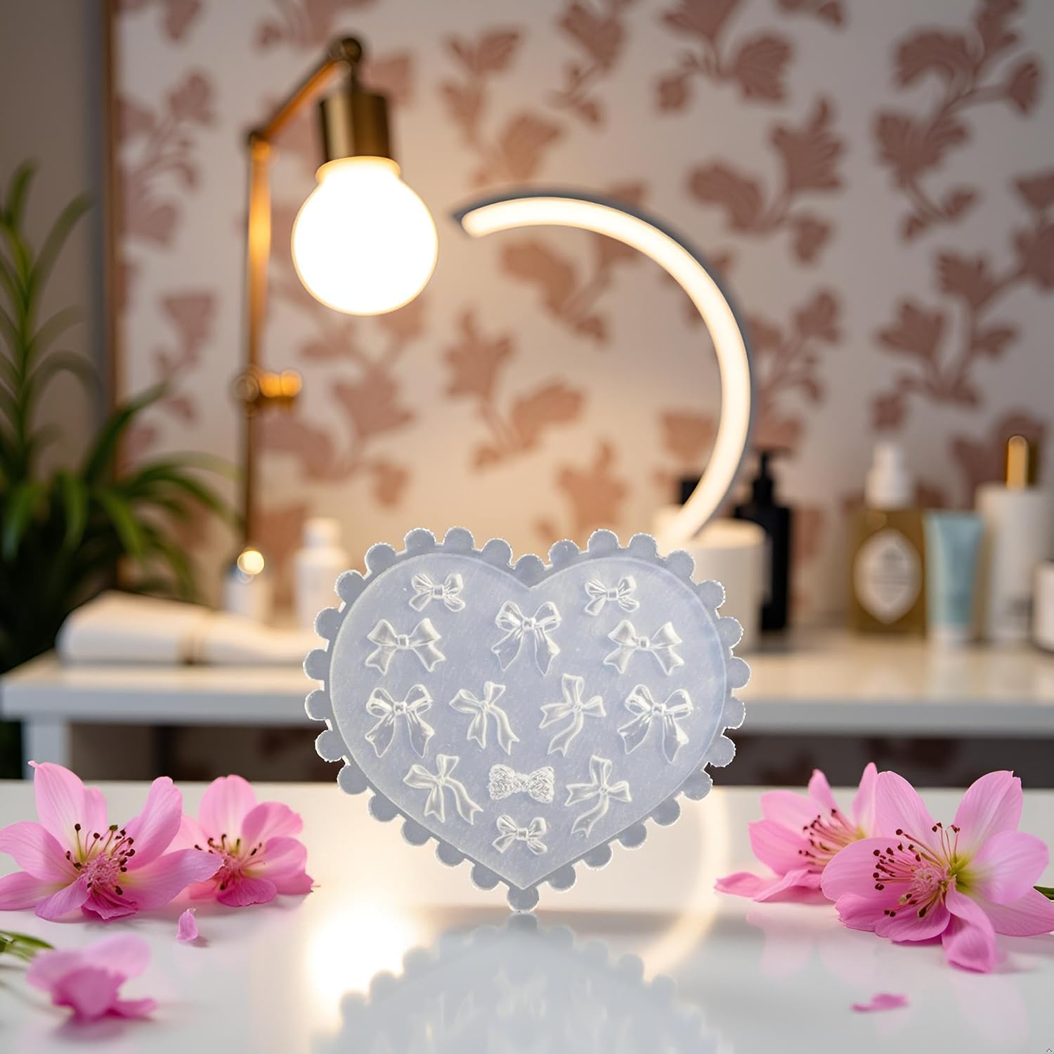1Pc DIY 3D Bowknot Silicone Nail Art Decortive Design Mold Nail Art Making Tools Mould Can Be Used Repeatedly,Nail Tips,Beauty Personal Care False Nails Accessories