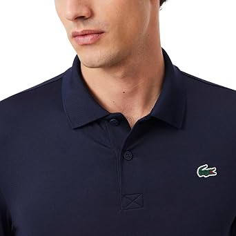 Lacoste Men's Regular Fit Ultra Dry Long Sleeved Golf Polo Shirt