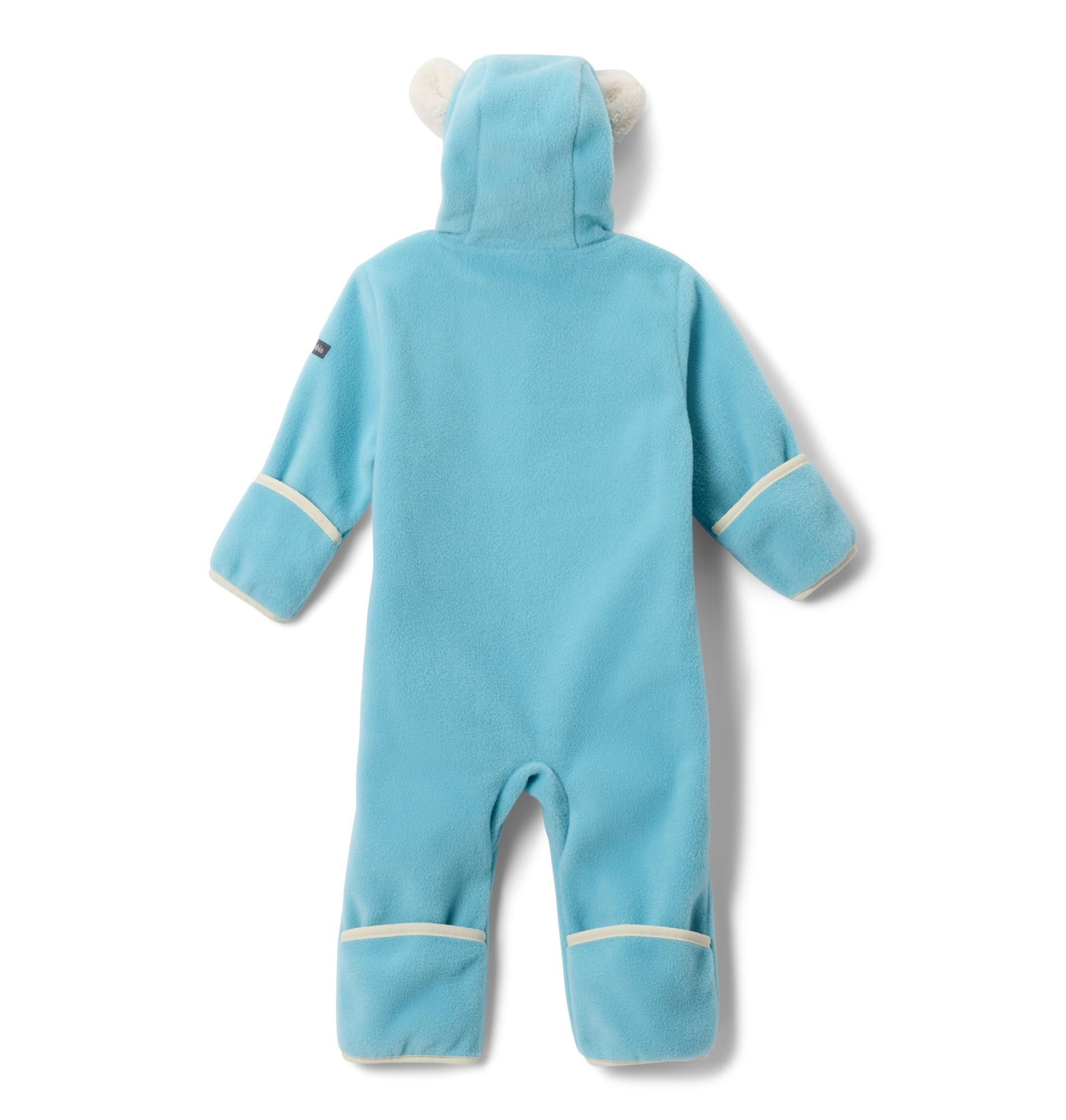 Columbia Tiny Bear II Bunting Polar Warstwa zewnętrzna, przytulny polar, łatwy do zakładania i zdejmowania, składane ręce, śmieszne uszy zwierzęce - niemowlę