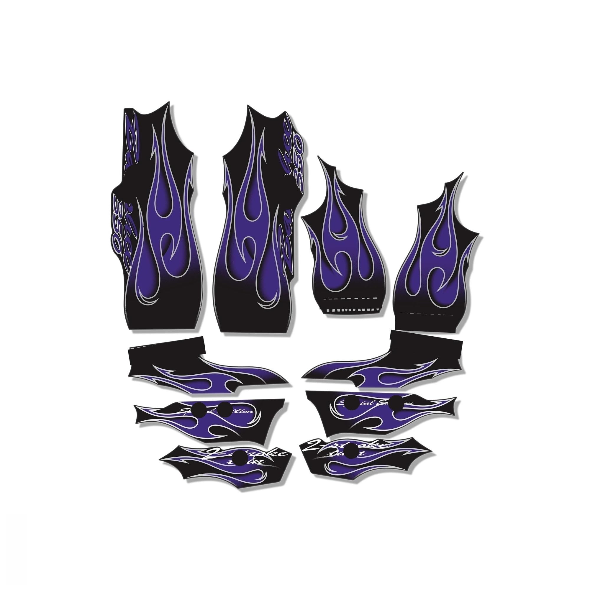 Autocollants carénage complet Banshee 350 édition spéciale de 2006