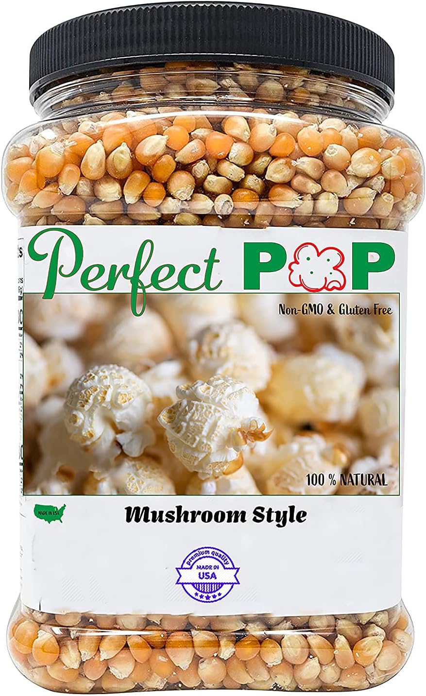 Concession Essentials Gourmet Mushroom Extra Large Popcorn Kernels - 2lbs