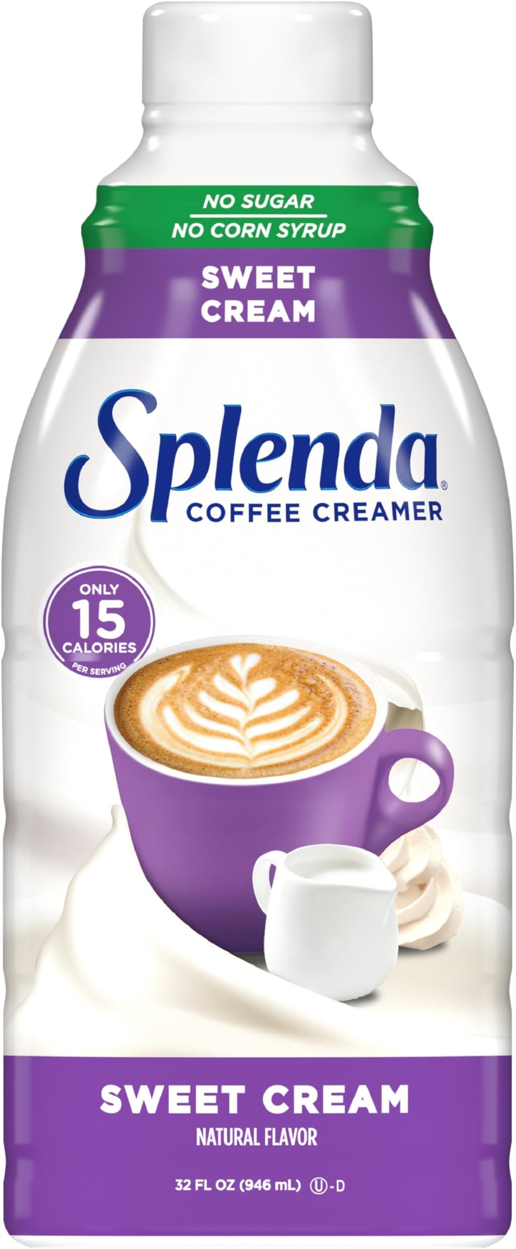 SPLENDA Sugar Free Sweet Cream Coffee Creamer, 32 Fl Oz
