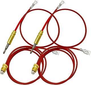 MENSI Propane Natural Gas Thermocouple Replacement for Mr Bubby Heater Pilot Burner F273401 73404 Pilot Assembly Used on Heater MH9B MH9BX MH18B, Compatible for Dewalt Small Propane Heater, 2PCS