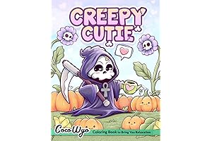 Creepy Cutie: Cool Coloring Book for Adults and Teens