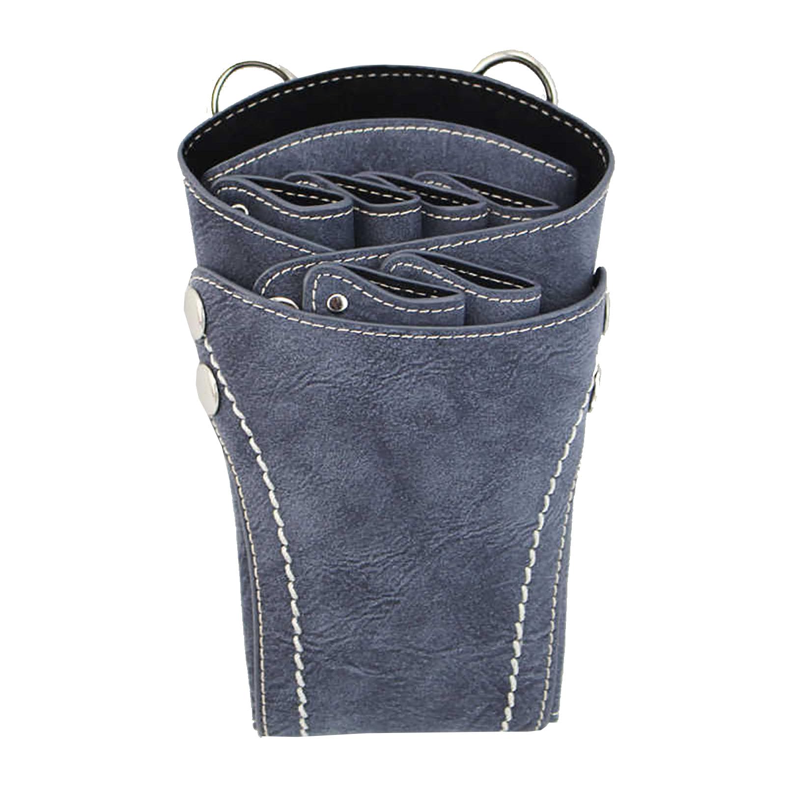 vrfvsdasAAS Hairdressing Tools Waist Bag, Barber Hair Scissors Bag,Pouch Hairdresser Scissor Holster Stylist Designer Session Box(Blue)