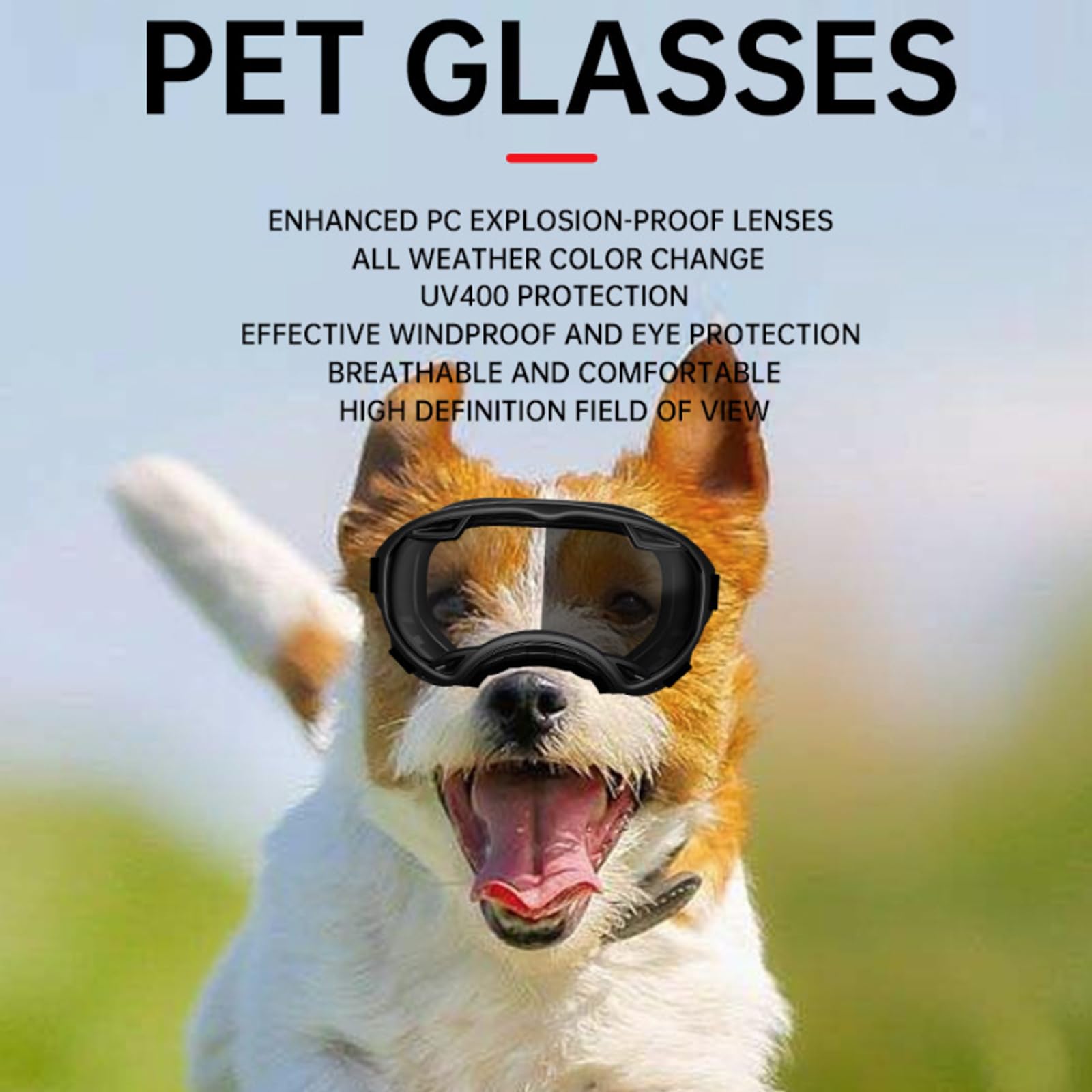 ordinarYone Persianas para mascotas para paseos deportivos y juegos, equipo de protección seguro para mascotas y perros para actividades al aire libre