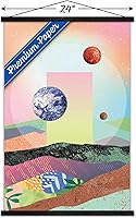 Vista 90 de Trends International Abstract Space Wall Poster with Magnetic Frame