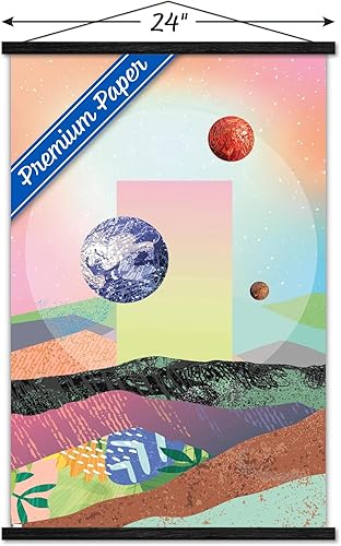 Miniatura 90 de Trends International Abstract Space Wall Poster with Magnetic Frame