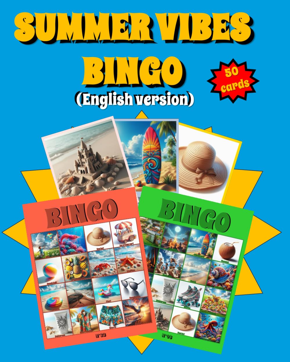 SUMMER VIBES BINGO: (English version)