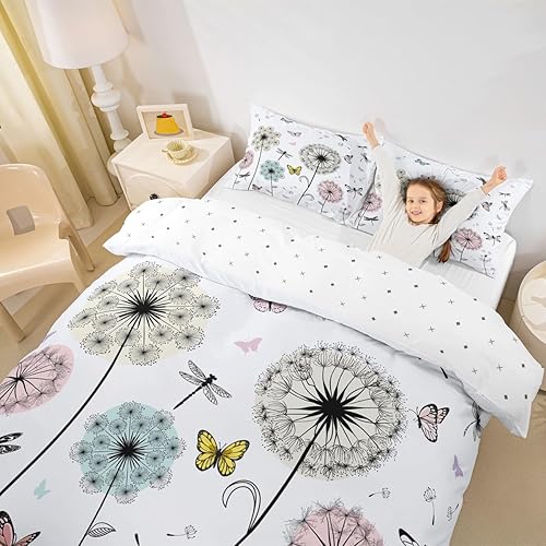 Vista 23 de Juego de funda de edredón de panda lindo para niños, tamaño matrimonial, funda de edredón con estampado de animales de dibujos animados Kawaii