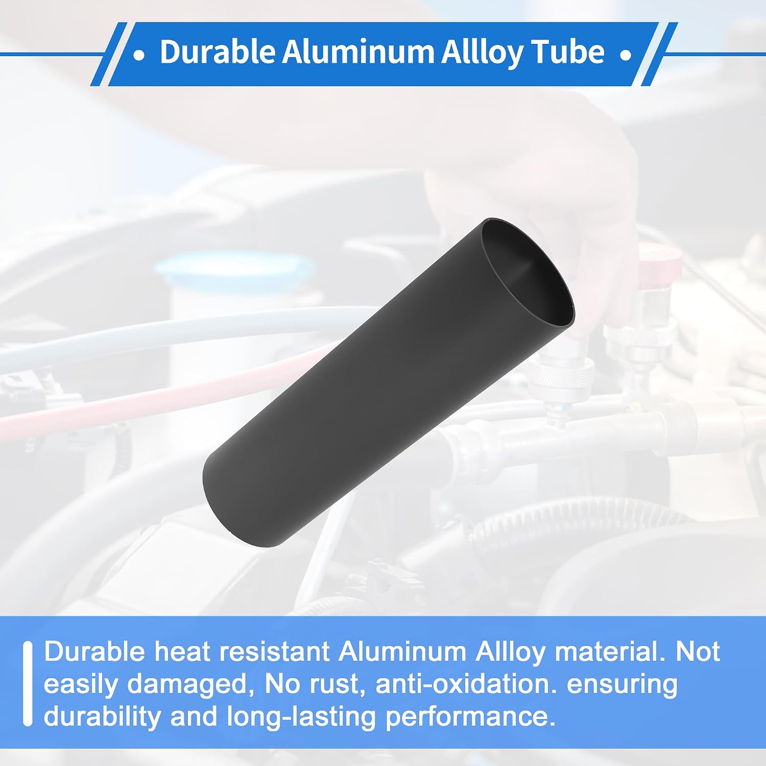 3.5" OD 0° Tube Intercooler Pipe 12" Length