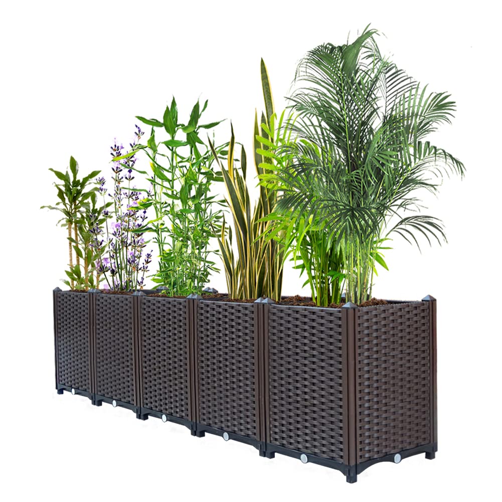 Buy Deepened Raised Garden Beds Kit Planters for Large planters Outdoor