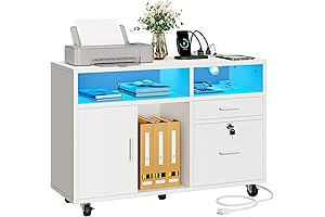 YITAHOME Open Cabinet File Cabinet