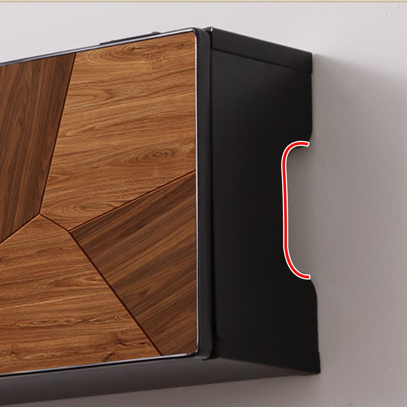 Étagère murale pour routeur, support de rangement WiFi, cache la boîte WiFi, organise les routeurs sans fil, idéal pour le bureau et la maison (40 cm) – Design durable et élégant