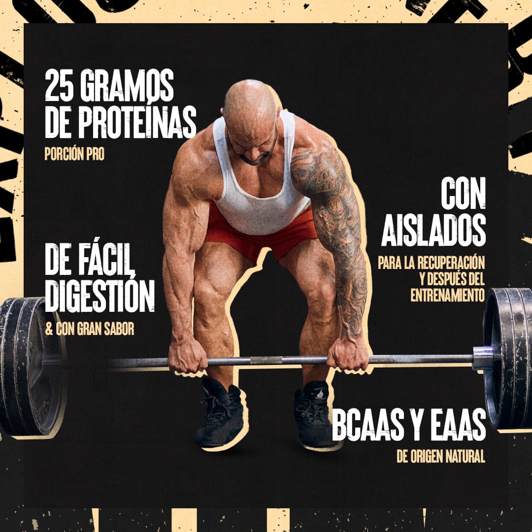 ANIMAL Isolate Whey Protein Pulver (cookies and cream) – con 25 g de proteína y 4,6 g de BCAA para el desarrollo muscular, batido de proteínas con aislados y diversos aminoácidos – 2,3kg
