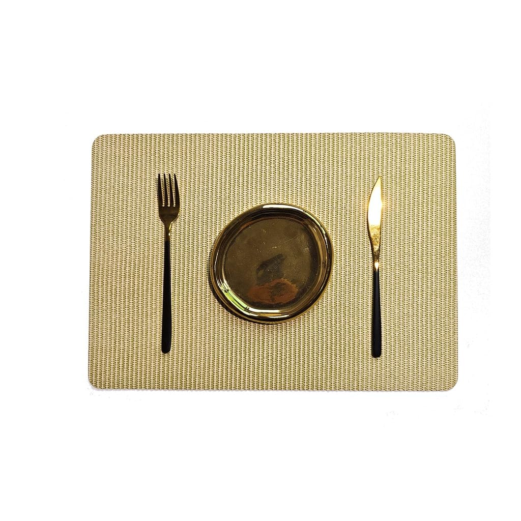 Leather Placemat Waterproof Restaurant Western Insulation Mat