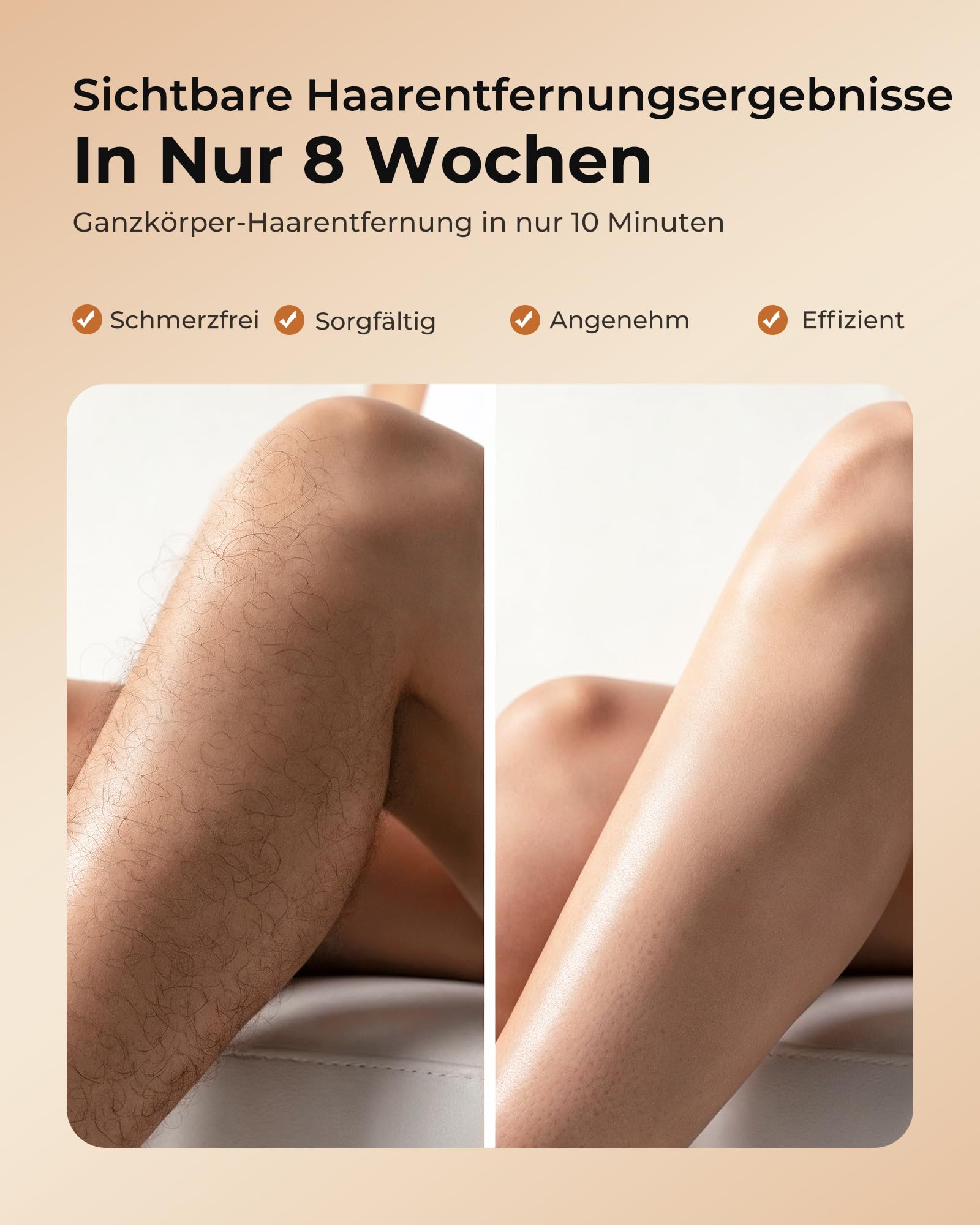 IPL Geräte Haarentfernung mit Kühlfunktion, 21J Laser, 9 Stufen, 999.900 Blitze