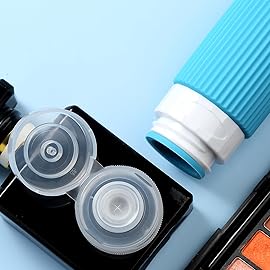 Mrsdry Travel Bottles for Toiletries, Tsa Approved 3oz Portable Travel Bottles, BPA Free Leak Proof Squeezable Silicone Travel Size Containers, Travel Accessories with Clear Toiletry Bag (4 Pack)