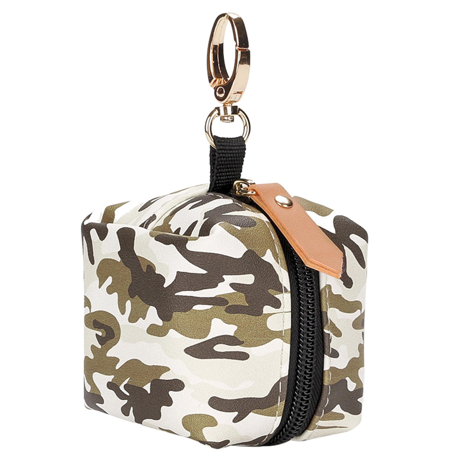 Waterproof Pacifier Case Key-Pod Holder PU Pacifier Holder Bag Pacifier Bag Pacifier Storage Container Holds 2 Pacifiers Pacifier Holder with Clip Pacifier Case Bag Holds 2 Pacifiers for Outdoor