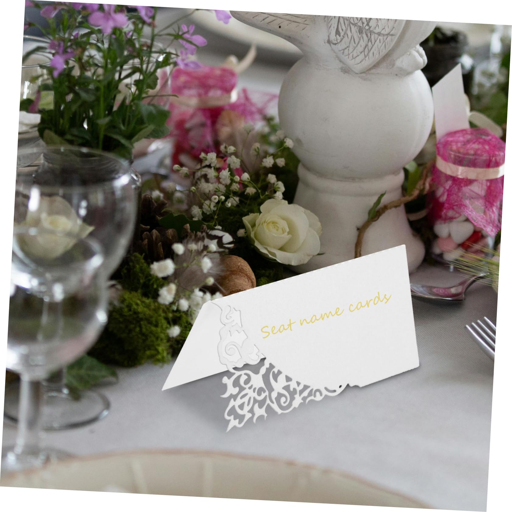 300stücke Kreative Platzkarten Für Hochzeiten Hochwertige Tischkarten Mit Filigranem Design Für Feiern Und Besondere Anlässe Für Tischdekorationen