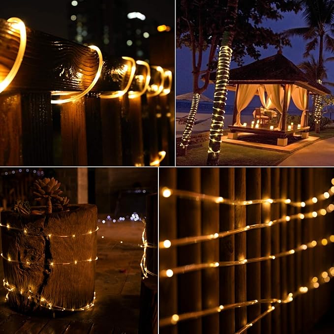 Brightown Luces Solares de Cuerda 39FT 100LED Exterior IP65 miniatura 7