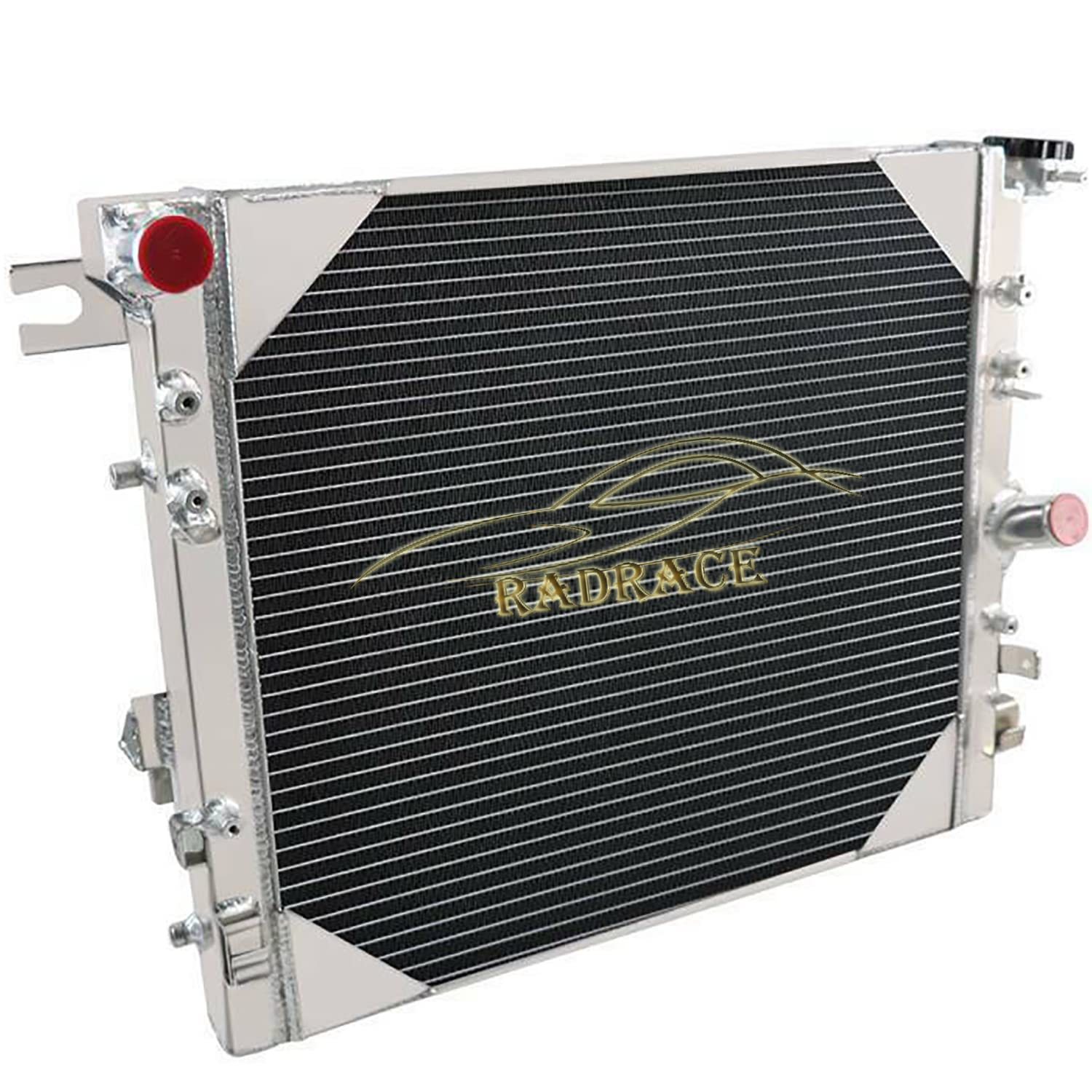 3 Row Aluminum Radiator For 2007-2015 Jeep Wrangler JK 2008 2009 2010 ...