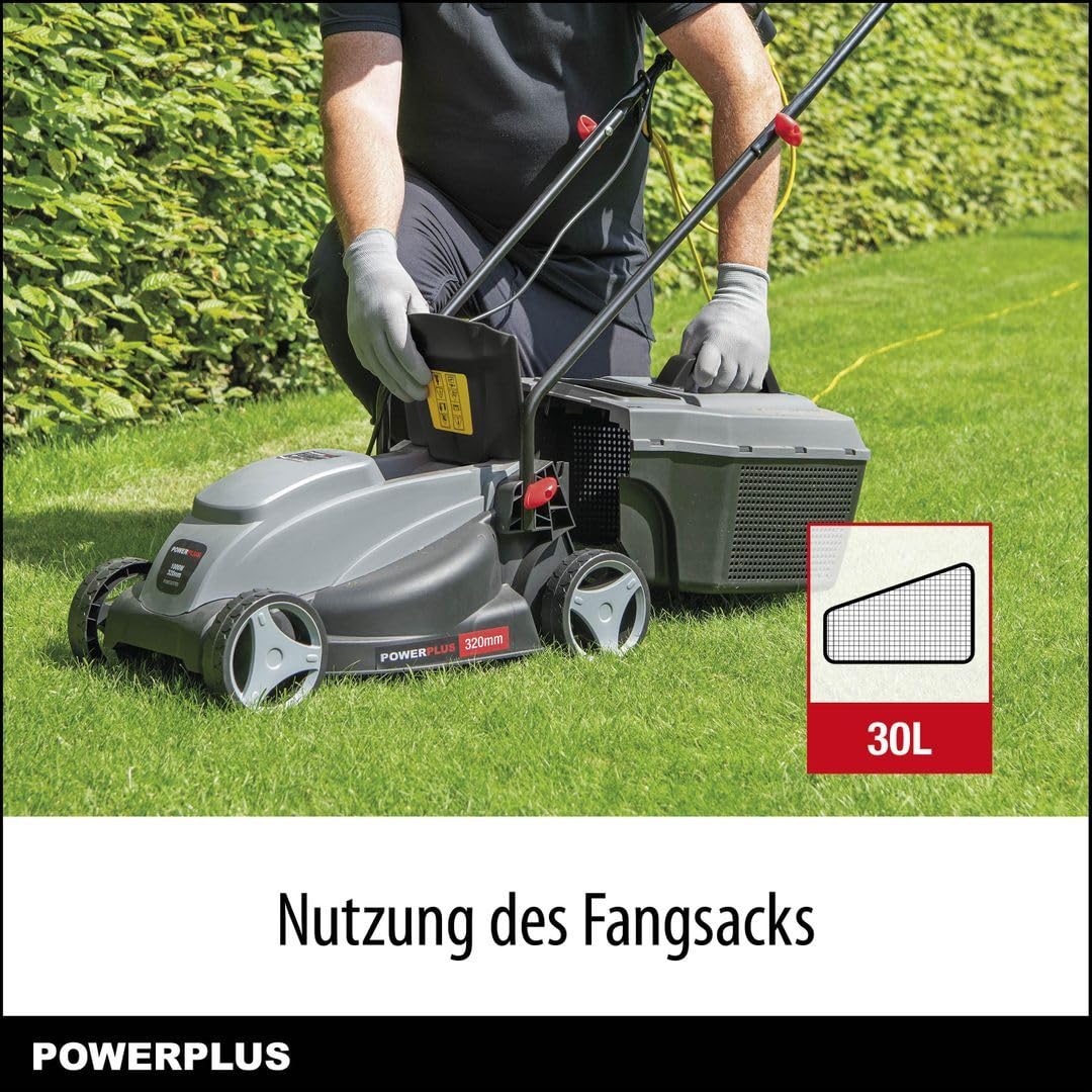 POWERPLUS POWEG63703 - Cortacésped 1000w 320mm
