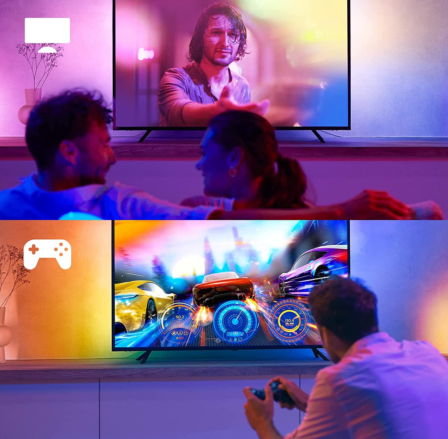 Amazon | 飞利浦 Philips Hue Play Gradient LED Lightstrip TV 75