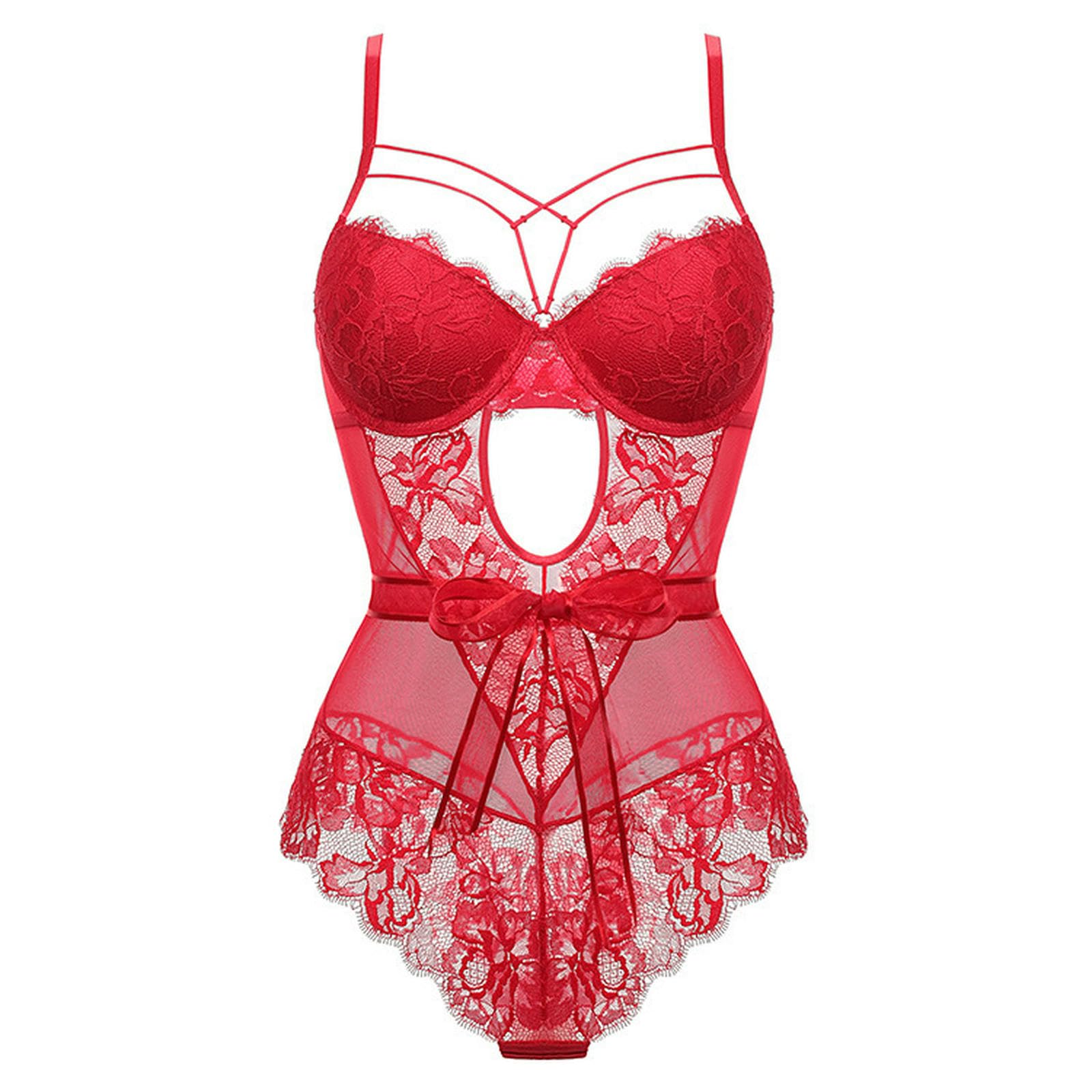 Soutiens-Gorge Body Sexy À La Française avec Un Nœud Séduisant, Dentelle Transparente, Moulant-noir-80d