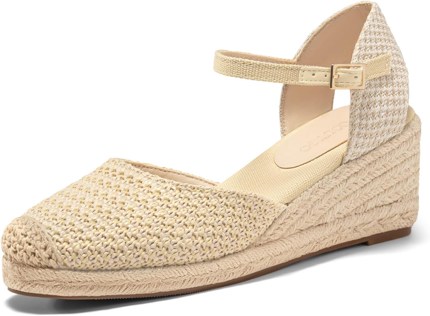 Coutgo Women's Platform Wedge Espadrilles Sandals