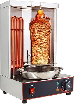 Shawarma Grill Machine,Chicken Cooker Machine,Electric Vertical Broiler,Fast Heating,Even Cooking,for Commercial Home
