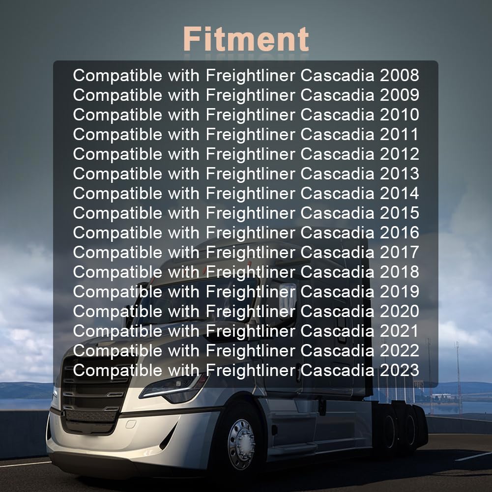 Turn Signal Switch Compatible with Freightliner Cascadia 2008-2023 Multifunction Combination Switch Replaces 577.46012 A06-52311-000 57746012