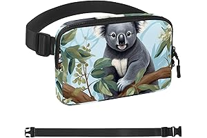 Floral Print Fanny Pack Crossbody Bag for Men and Women