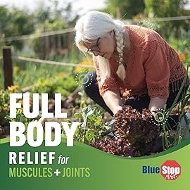 Blue Stop Max Massage Gel for Body Aches, 16 oz Pump Bottle; 3 in 1 Product Relieves Body Aches, Supports Joints and Nourishes The Skin