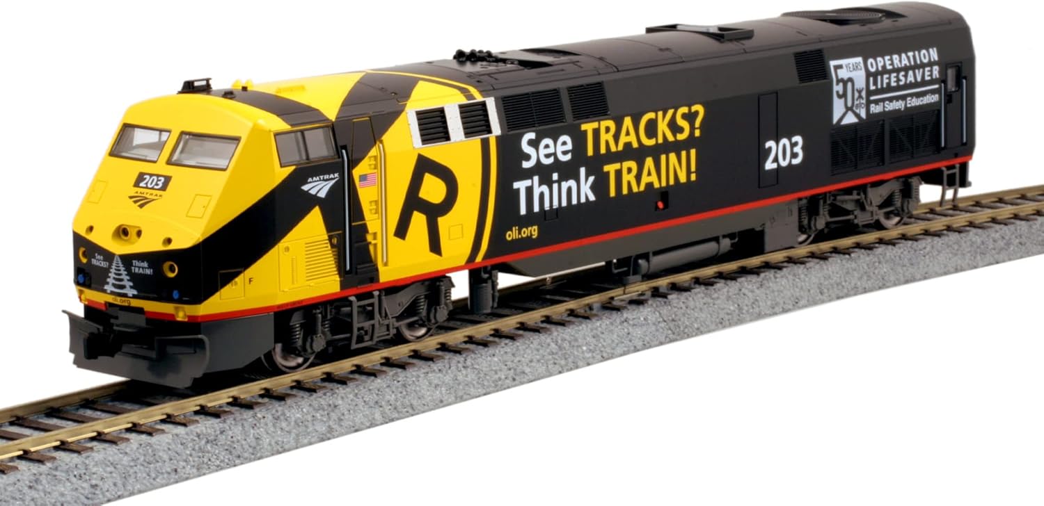 Kato USA Model Train Products HO GE P42 Amtrak Operation